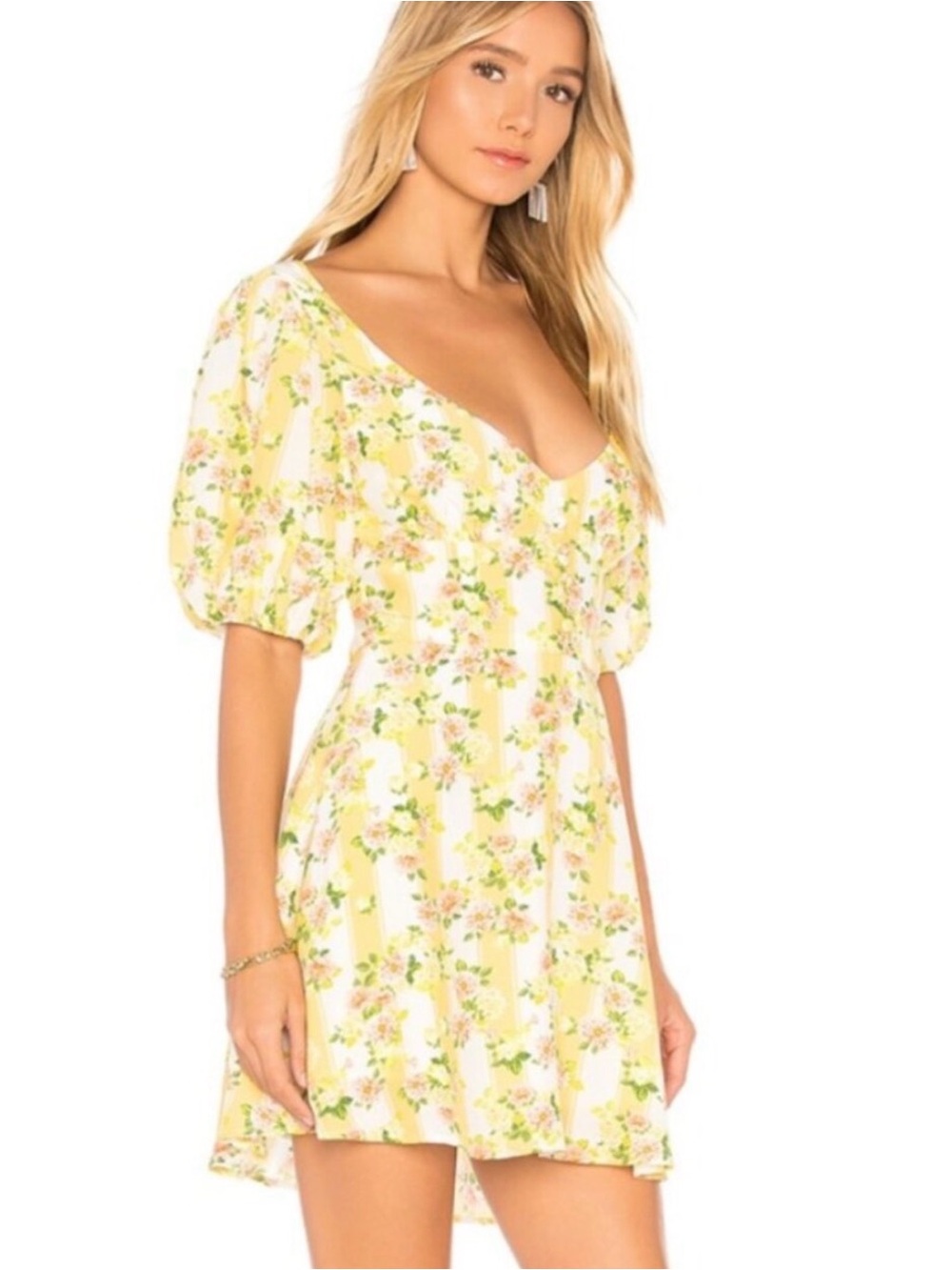 For Love and Lemons Atlanta Dress extra small floral mini
